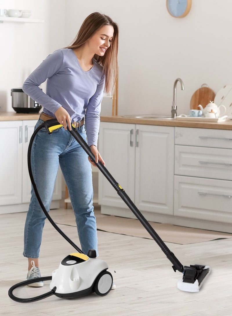 Sharpdo Steam Cleaner, Chemical-Free, Multipurpose Power Steamer with 22 Accessories for Cleaning, Cleaner & Wallpaper Removal, Grout, Tile, Car(White) - Image 2