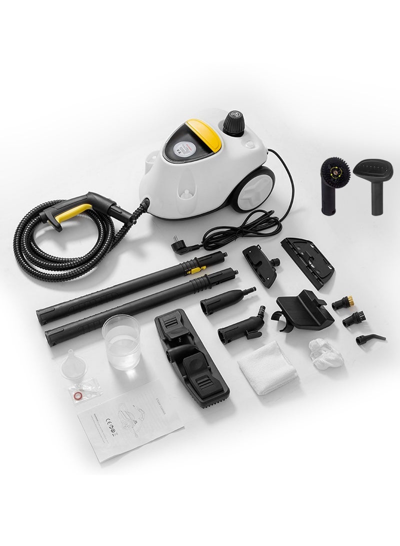 Sharpdo Steam Cleaner, Chemical-Free, Multipurpose Power Steamer with 22 Accessories for Cleaning, Cleaner & Wallpaper Removal, Grout, Tile, Car(White) - Image 1