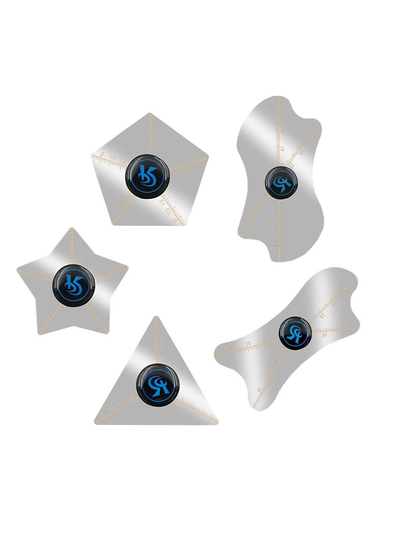 Excefore Curved Spudger, 5 in 1 Professional Stainless Steel Cell Phone Repair Pry Blade, Curved Spudger Pry Blade Repair Opening Tool for Phone iPad Laptop - Image 1