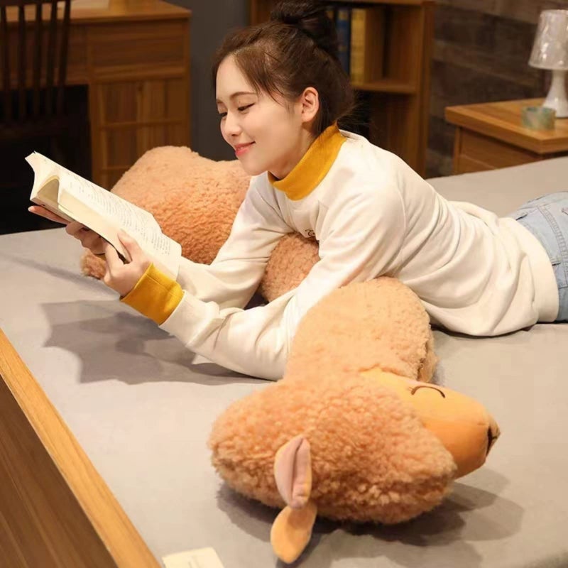 Ryttir 40 Inch 15% Chubbier Large Llama Stuffed Animal,Soft Weighted Alpaca Plush Stuffed Llamas Body Pillow for Kids and Adults - Perfect Valentine Llama Gifts for Cuddling and Room Decoration - Image 3