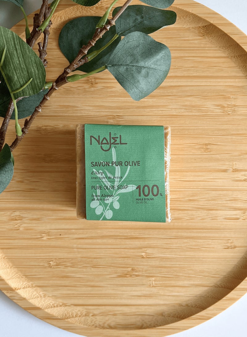 Najel Natural Aleppo Pure Olive Soap, 100% Olive Oil - Image 2