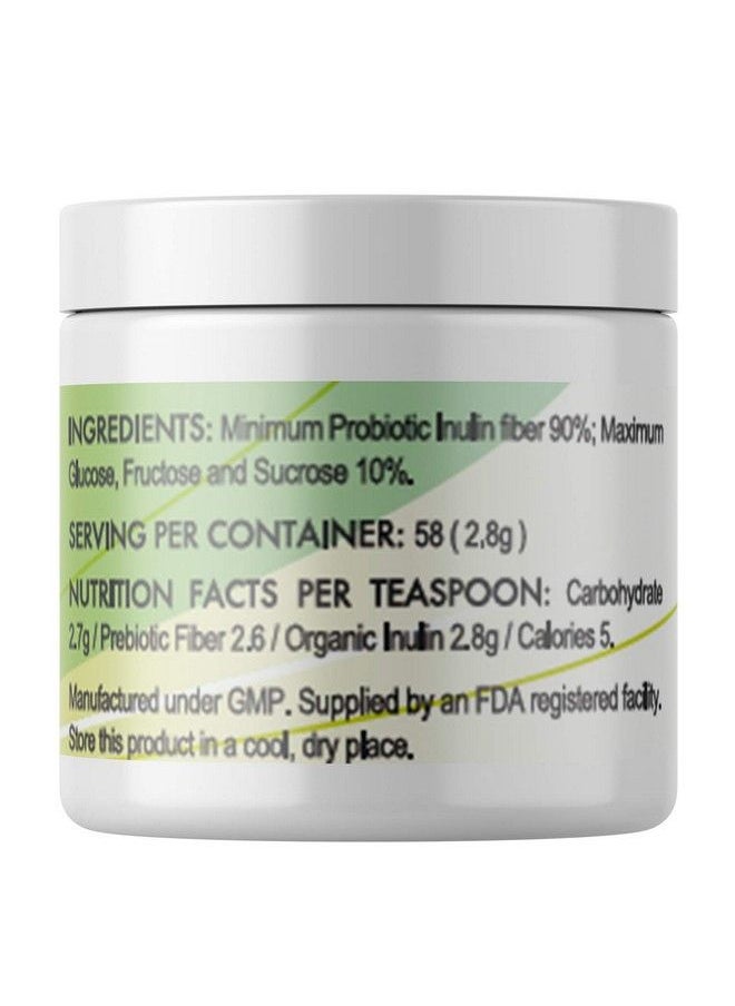 AnuMed International - Anumed Inulin Prebiotic Fiber Premier Booster Powder. Superior For Healthy Digestive Leaky Gut Ease Gas Support Essential Probiotics Supplement Gluten & Sugarfree Nongmo Keto Friendly (6Oz) - Image 1