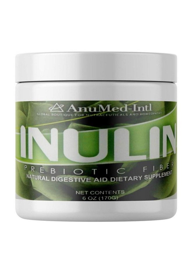 AnuMed International - Anumed Inulin Prebiotic Fiber Premier Booster Powder. Superior For Healthy Digestive Leaky Gut Ease Gas Support Essential Probiotics Supplement Gluten & Sugarfree Nongmo Keto Friendly (6Oz) - Image 1