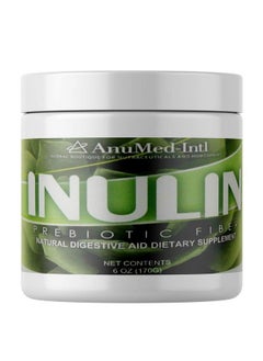 Anumed Inulin Prebiotic Fiber Premier Booster Powder. Superior For Healthy Digestive Leaky Gut Ease Gas Support Essential Probiotics Supplement Gluten & Sugarfree Nongmo Keto Friendly (6Oz)