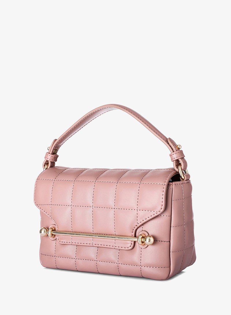 KANELLI Women's handbag from Kanelli, elegant shape New Collection  AAY2401006 Pink - Image 3