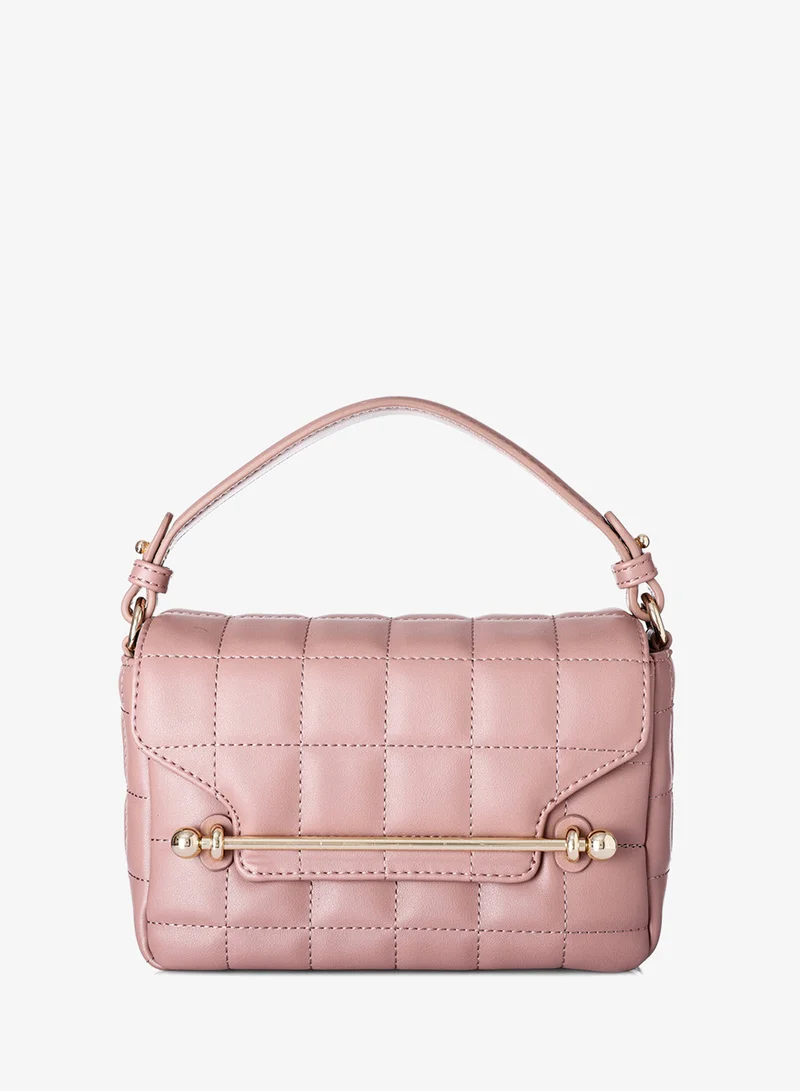 KANELLI Women's handbag from Kanelli, elegant shape New Collection  AAY2401006 Pink