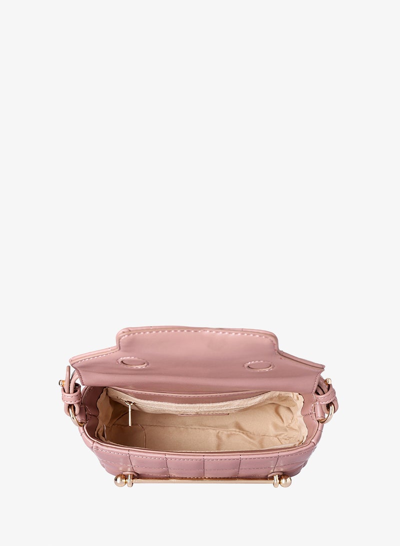 KANELLI Women's handbag from Kanelli, elegant shape New Collection  AAY2401006 Pink - Image 5