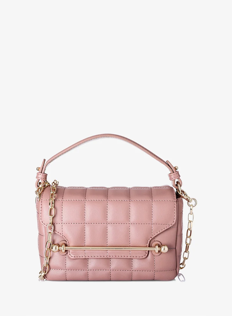 KANELLI Women's handbag from Kanelli, elegant shape New Collection  AAY2401006 Pink