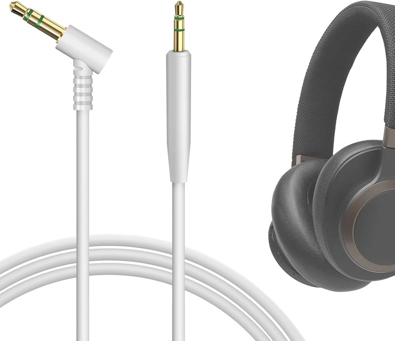 Geekria Audio Cable Compatible with JBL Tune 770NC 760NC 750BTNC 700BT 710BT 660NC 600BTNC, Live 650BTNC 500BT 460NC 400BT, Tour One M2 Cable, 2.5mm Aux Replacement Stereo Cord (4 ft /1.2 m) - Image 1