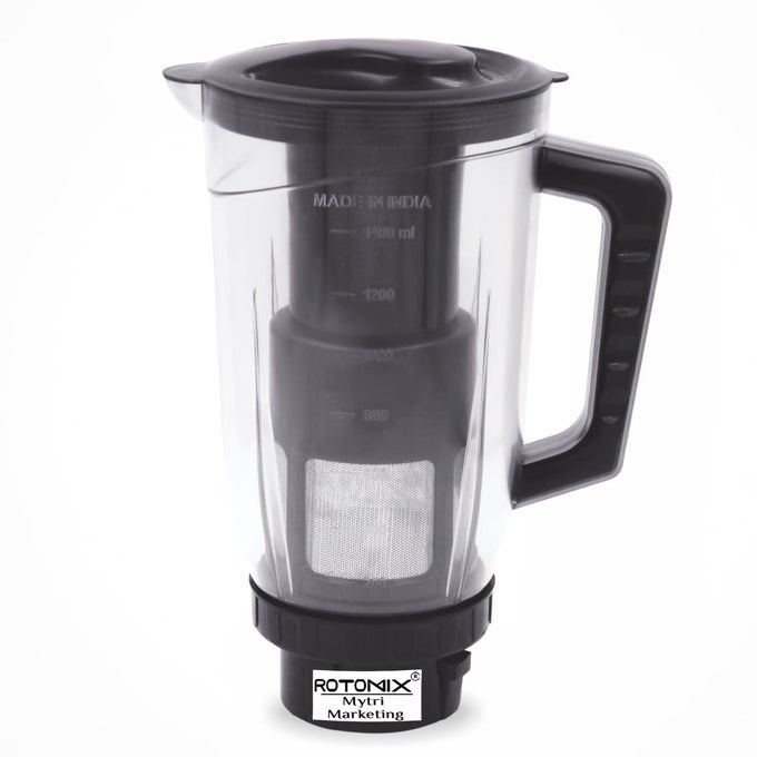 JUICER JAR FOR MIXER GRINDER JUICER JAR ABS PLASTIC CAPACITY 1500ML BLACK NMA35