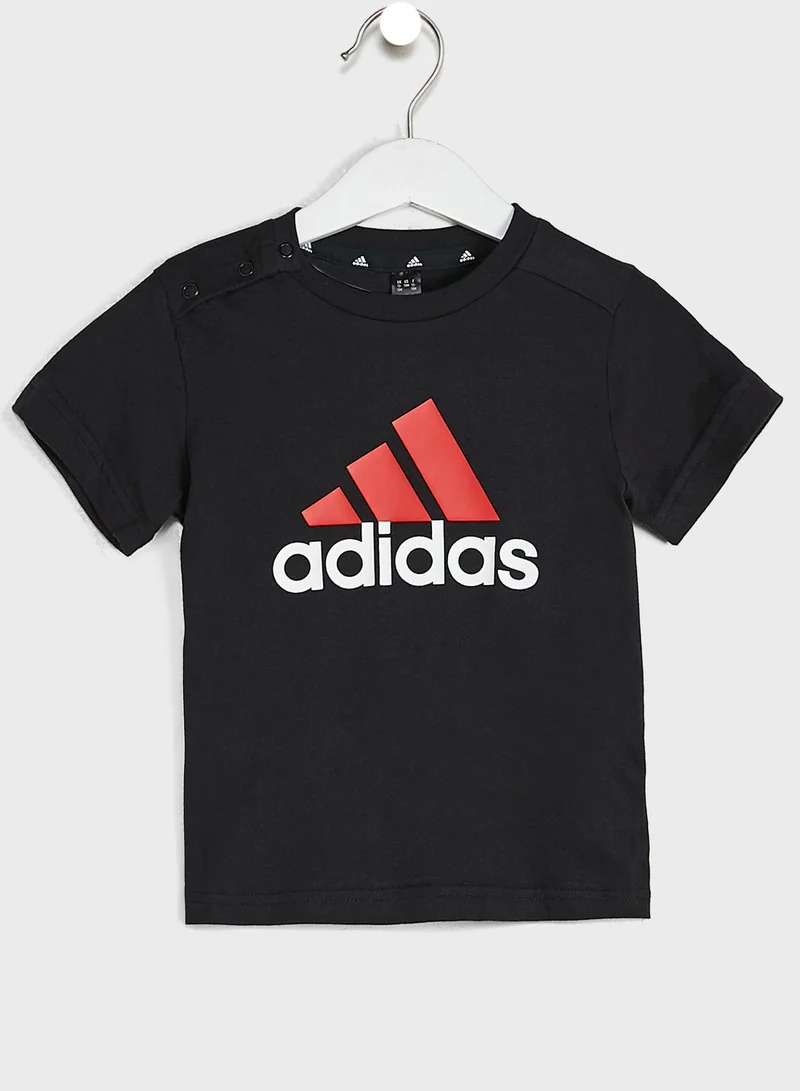 adidas طقم بشعارالماركة للأطفال