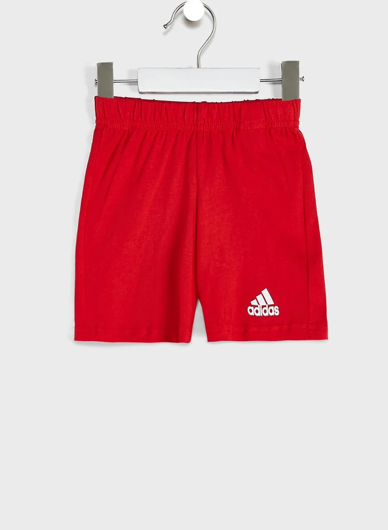 adidas طقم بشعارالماركة للأطفال