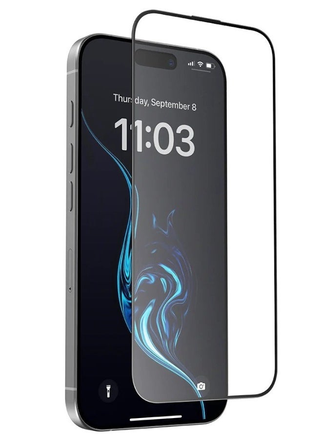 Original iPhone 16 Pro Max Screen Protector – HD Clear, Easy Installation Frame, Military-Grade Protection, Scratch-Resistant, Anti-Fingerprint, Bubble-Free, 9H Tempered Glass Film  - Image 1