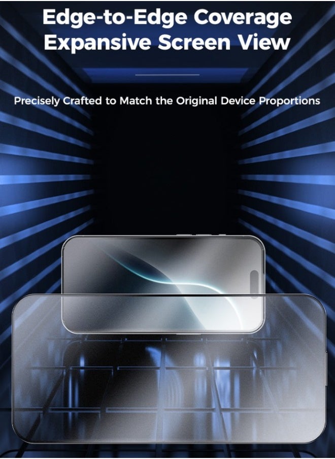 Original iPhone 16 Pro Max Screen Protector – HD Clear, Easy Installation Frame, Military-Grade Protection, Scratch-Resistant, Anti-Fingerprint, Bubble-Free, 9H Tempered Glass Film  - Image 2