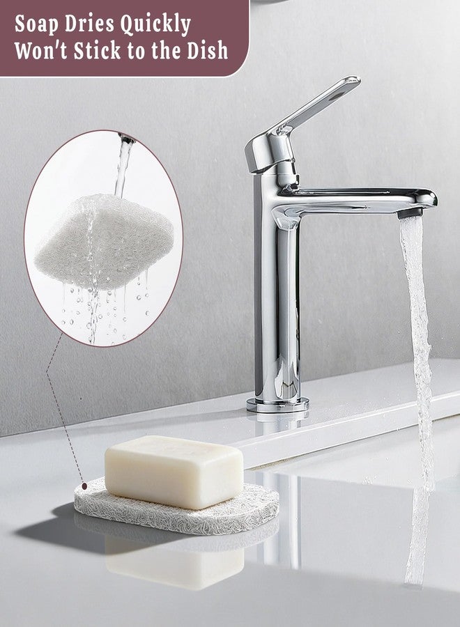 Verwohnt Soap Saver Pads for Bar Soap Holder, 4 Pack Self-Draining Soap Dish Lifting Pad for Shower, Bathroom & Kitchen, Non-Slip, Quick-Dry, Reusable Soap Sponge Saver, BPA-Free, Easy to Clean White and Gray - Image 3