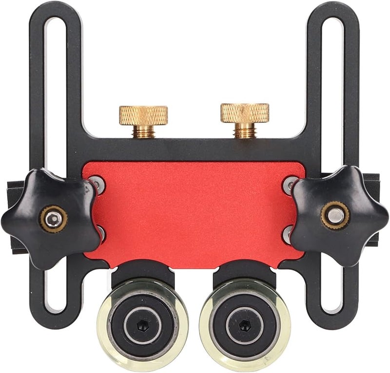 طاولة منشار دوارة مزدوجة العجلات لوح توجيه الأسطوانة أداة مساعدة للأعمال الخشبية - Image 2