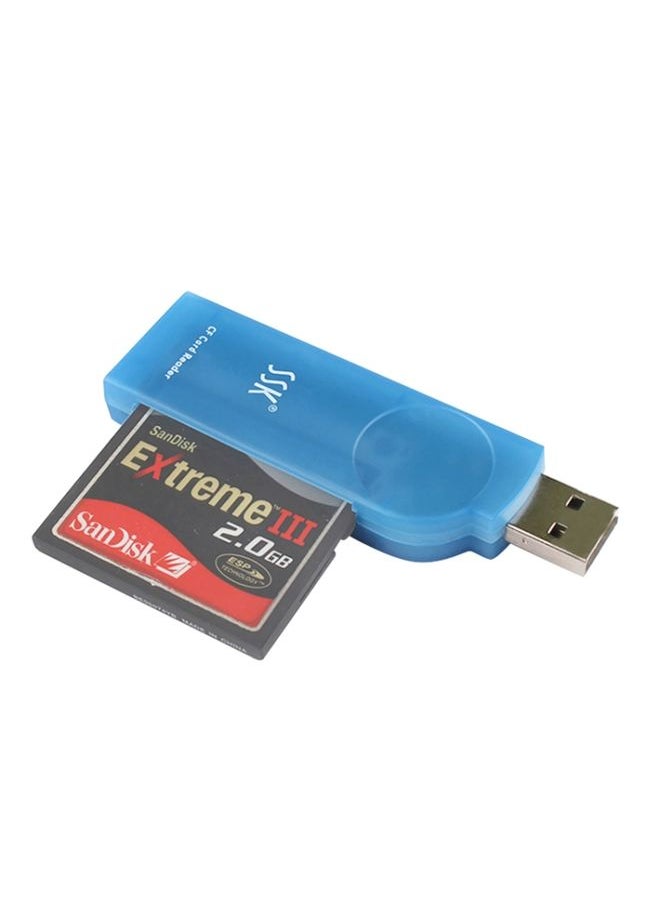 براق SSK SCRS028 USB 2.0 واجهة قارئ البطاقة الخارجية ، يدعم بطاقة CF / MD  - Image 3