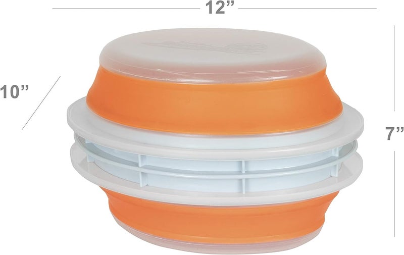 CanCooker Collapsible Plastic Batter Bowl | Mess-Free Breading Shaker Container & Mixer | Ideal for Fish Fry, Fried Chicken, Onion Rings, Wings & More - Image 4