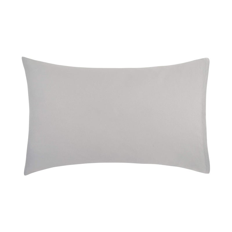 EVERYDAY KIDS 2-Pack Toddler Travel Pillowcases -100% Soft Microfiber, Breathable and Hypoallergenic - 14" by 20" Kids Pillowcases fits Pillows 14x19, 13x18 or 12x16, Solid Grey - Image 2