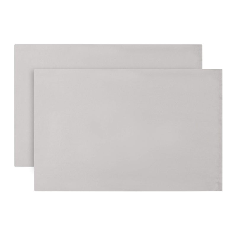 EVERYDAY KIDS 2-Pack Toddler Travel Pillowcases -100% Soft Microfiber, Breathable and Hypoallergenic - 14" by 20" Kids Pillowcases fits Pillows 14x19, 13x18 or 12x16, Solid Grey - Image 3
