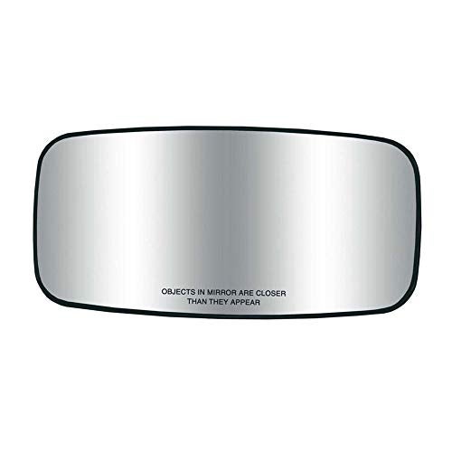 CIPA 02000 COMP Universal 7" x 14" Marine Mirror, Black - Image 1