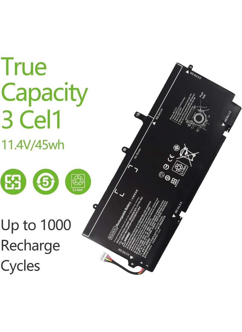 Terabyte Replacement Battery For BG06XL Laptop Battery Compatible with Hp EliteBook 1040 G3 Series 804175-1C1 804175-181 804175-1B1 11.4V 45Wh 3780mAh)  - Image 2