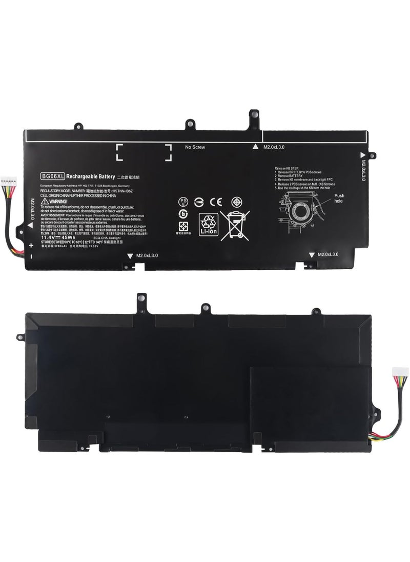 Terabyte Replacement Battery For BG06XL Laptop Battery Compatible with Hp EliteBook 1040 G3 Series 804175-1C1 804175-181 804175-1B1 11.4V 45Wh 3780mAh)  - Image 5