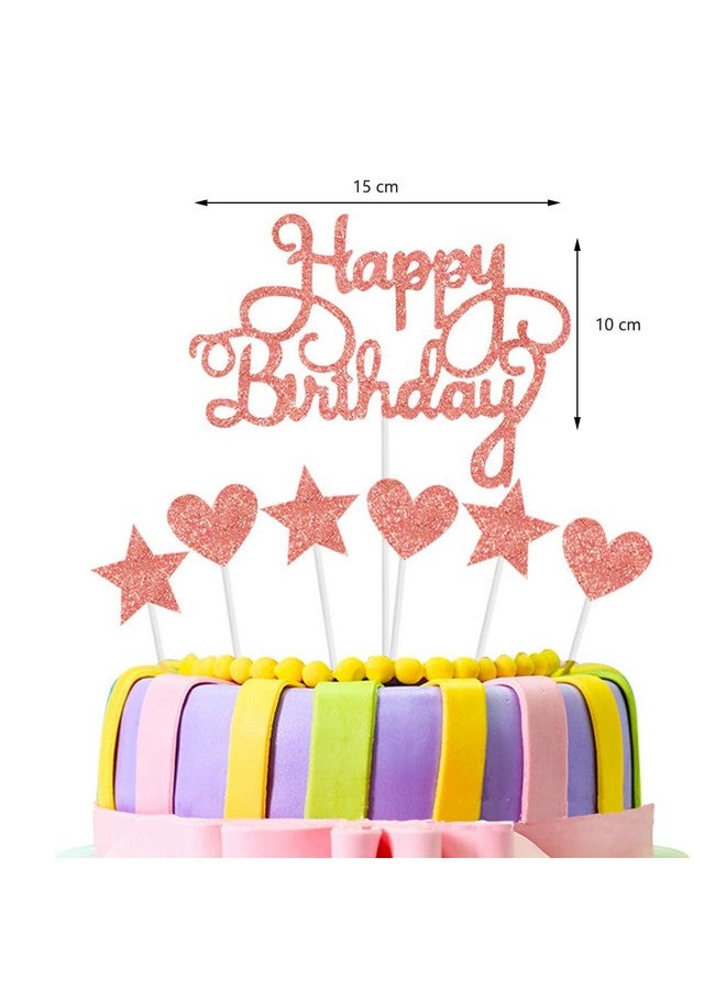 Juland 22Nd Birthday Party Decorations Black Gold Rose Happy Birthday Banner Latex Balloon Confetti Balloon Pink Crown 22 Number Foil Balloon Hanging Swirl With Cake Topper For Boy Girl Men Women - Image 4