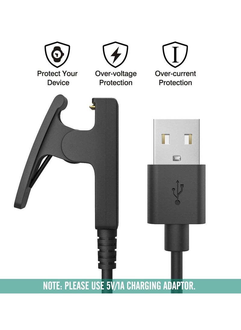 SOLARAE Replacement Charging Clip and Data Sync Cable for Garmin Forerunner 235/235J/64/230/630/645/645 Music/735XT/Vivomove HR/Approach S20/G10/Lily Smart Watches. - Image 3