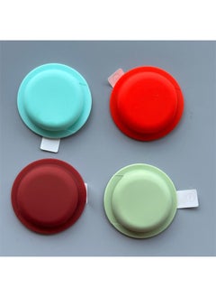 Applicable To For Apple Airtags Protective Case Airtgas Silicone Four-in-one Positioning Tracker Protective Soft Case-Color:Red + Grass Green + Brown Red + Mint-Applicable Model:For Apple Airtags