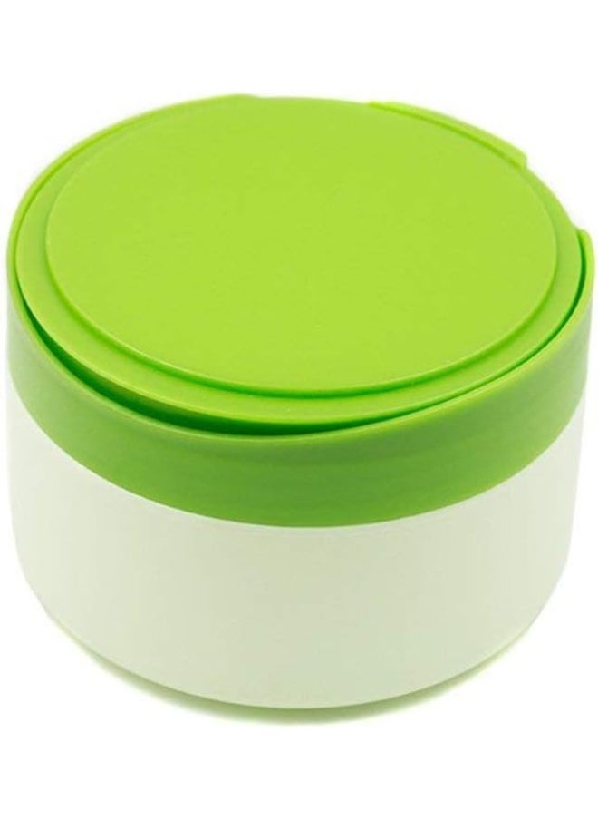 Happyupcity 1PCS Empty Baby Body Powder Case with Powder Puff Kit After-Bath Powder Case Baby Care Face/Body Powder Puff Container Talcum Makeup Loose Powder Box Storage Powder Bottle with Sifter  - Image 1