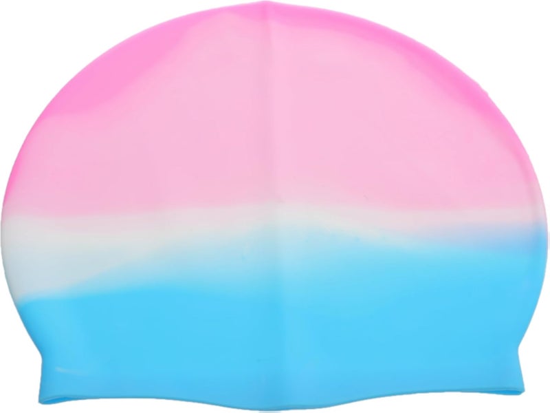 Silicone Swim Cap Modern Design To Add More Beauty For Unisex - Multi Color