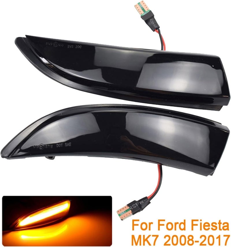 QASULER Dynamic Turn Signal Light for Ford Fiesta - Image 4