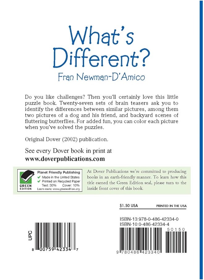 What's Different? (Dover Little Activity Books: Puzzles)  - Image 2