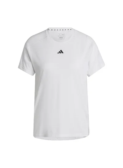 adidas تي شيرت تدريب نسائي أبيض من وي كرو مقاس XS