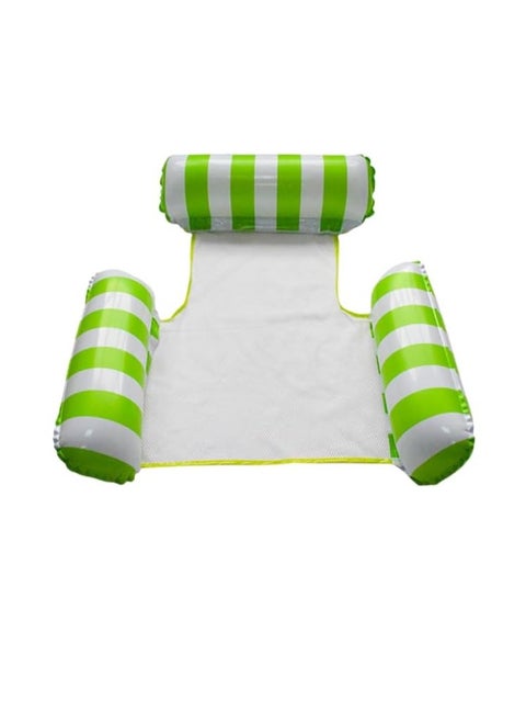 Water Float Bed, Float in Style: Inflatable Pool Water Hammock with Mesh Net - Ultimate Relaxation on The Water