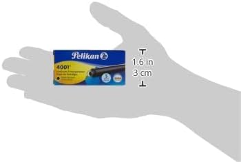 Pelikan 4001 GTP/5 Large Tank Ink Cartridges for Fountain Pens, 5-Pcs Pack (310615) Brilliant Black - Image 2