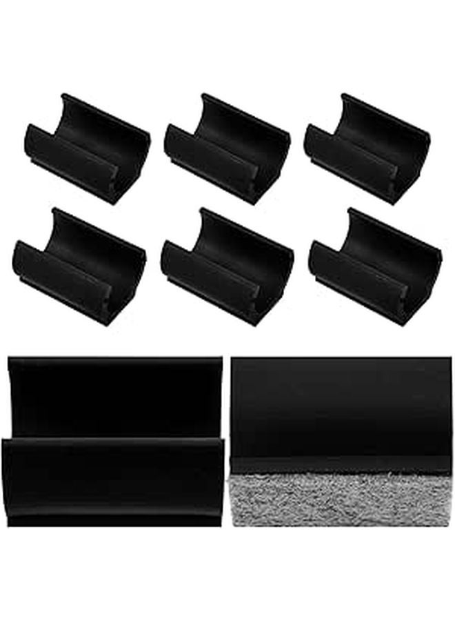 U Shaped Felt Chair Leg Pads 25mm Thick Non Slip Furniture Feet Protectors For Hardwood Floors - Image 1