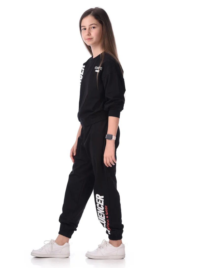 victor and jane Stylish Sweatshirt With Matching Joggers Comfy Fit