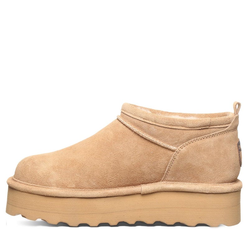 BEARPAW Women's Retro Super Shorty Iced Coffee Size 7 | Women's Ankle Boot | Comfortable Winter Boot - Image 4