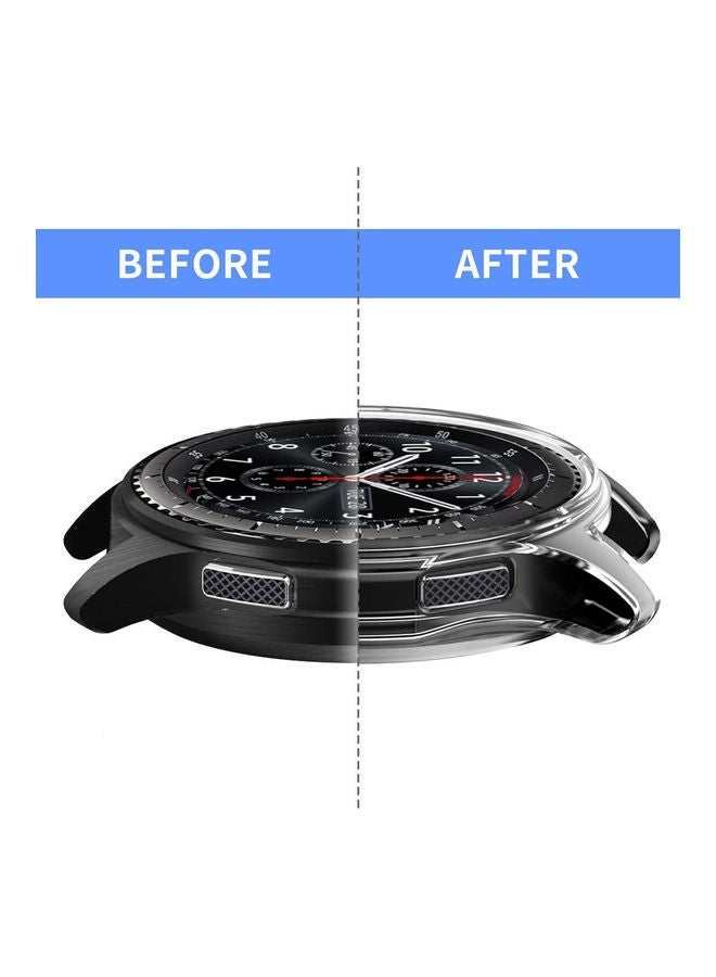 نيبمينينت Protective Shockproof Case Cover For Samsung Gear S3 Frontier/S3 Classic Watch 46mm Clear - Image 3