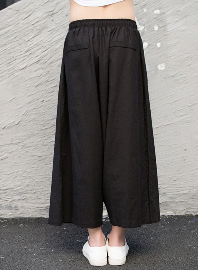 Summer men's loose black wide-leg pants  - Image 4