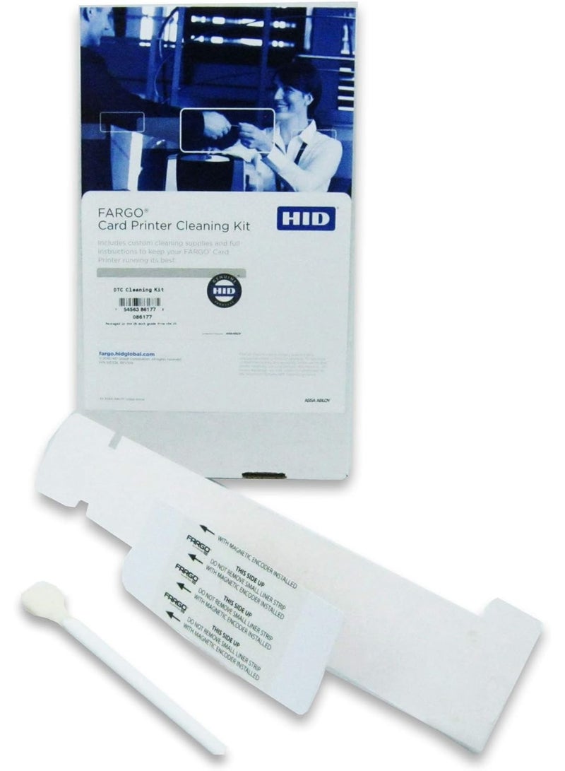 Fargo Card Imaging Cleaning Kit 86177 for DTC 1000, 1250e, 1500, 4250e, 4500e, C30, C50 Printers - Image 1