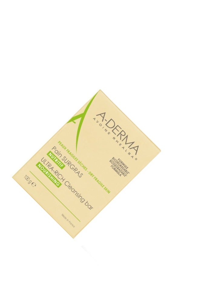 إيه-ديرما صابونة A-Derma للعناية بالبشرة مع حليب الشوفان 100 غرام - Image 2