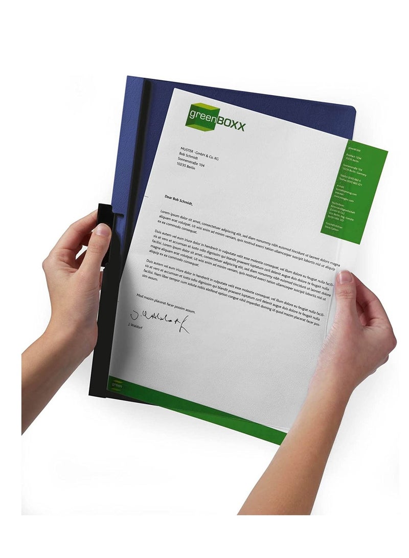 Durable مجلد ديراكليب 25 قطعة باللون الأزرق الداكن - Image 5