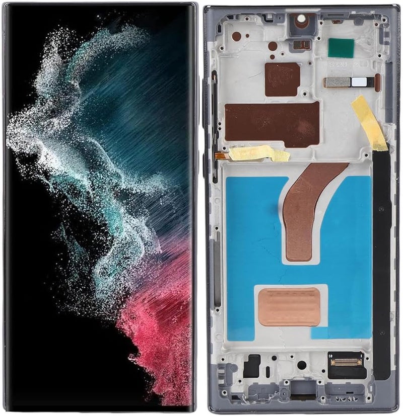 Aramox 5G 6.8 بوصة شاشة TFT تعمل باللمس مجموعة رقمنة لـ Samsung Galaxy S23 Ultra SM S908B S908U أسود مع أدوات الإصلاح - Image 2