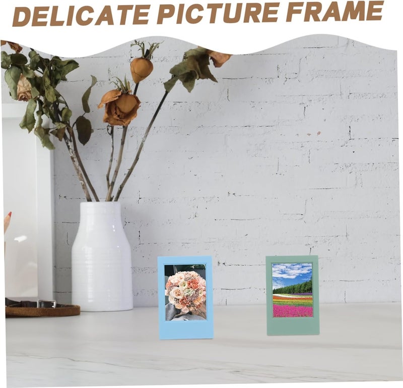 7pcs Mini Freestanding Photo Frame Tabletop Photo Display for Home and Office Decor for Preserving Memories from Graduation Travel and Parties - Image 3