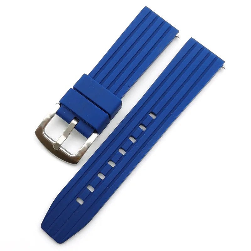 Bluejw Silicone Watch Band 20mm 22mm 24mm Waterproof Tire Tread Replacement Strap for Men's Sport Watches – Durable & Comfortable Replace the Watch Strap - Image 5