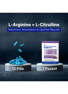 L-ARGININE PRO L-ARGININE PRO Supplement ON-The-GO Single Serve Travel Packets - 5,500mg of L-arginine Plus 1,100mg L-Citrulline (Grape Berry, 30 Packets)  - Image 4