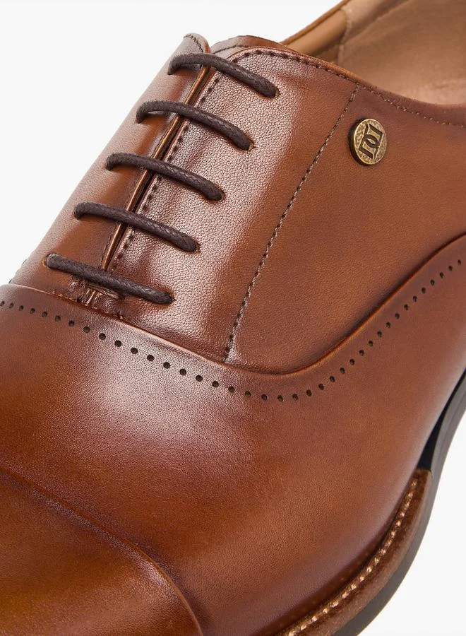 Duchini  Men Lace-Up Leather Oxford Shoes for Men | Best Price UAE